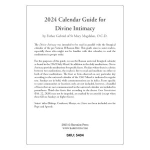 divine intimacy calendar 2024